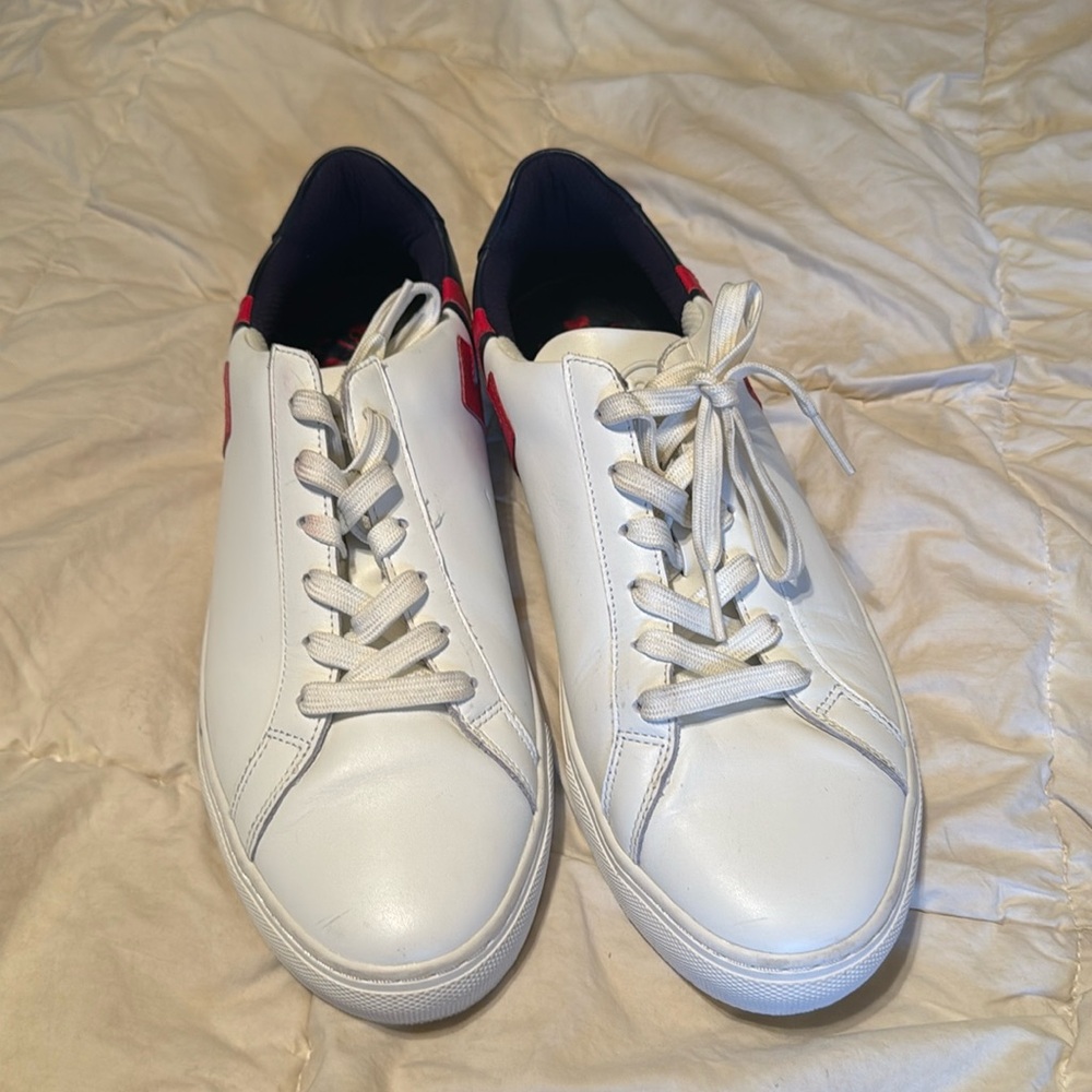 G fore size 10 sneakers blue and white with red “fore play” very rare colors